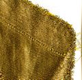 satin-weave cloth of gold, front