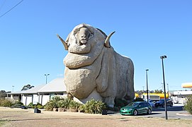 The Big Merino in Goulburn, New South Wales, Australia.