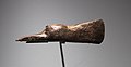 Bronze axe head from the site of Sarazm, second half of the 3rd millennium BC. Tajikistan National Antiquities Museum, Dushanbe, P 1147/525.