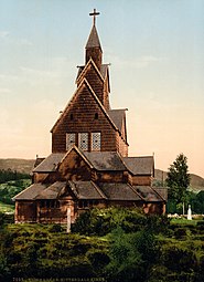 Heddal Stave Church, sometime between 1890 and 1900