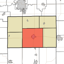 Location in Tipton County