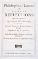 Philosophical letters, 1664