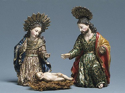 Nativity scene by Caspicara, (Metropolitan Museum of Art) (18th century)