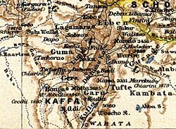 Kingdom of Kaffa in 1885