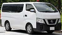 Nissan NV350 Caravan DX with single sliding door (first facelift)