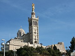 The Basilica of Notre-Dame de la Garde in Marseille (1853–1864)