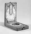Portable diptych sundial MET 188801