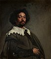 Portrait of Juan de Pareja, c. 1650 by Diego Velázquez, uses subtle highlights and shading on the face and clothes