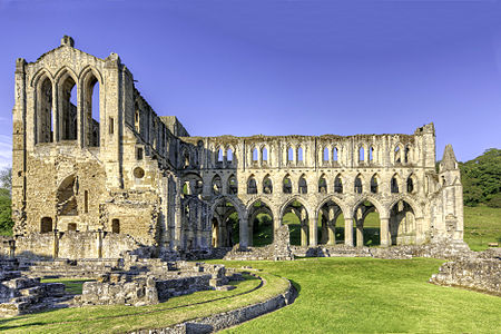 Ruins of Rievaulx Abbey (begun 1132)