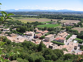 A general view of Rochemaure