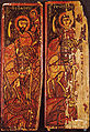 Conquering Saints George and Theodore on horses, Saint Catherine's Monastery, 9th or 10th century