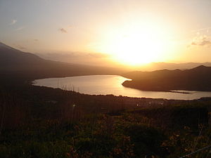 Sunset at Lake Yamanaka