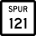 State Highway Spur 121 marker
