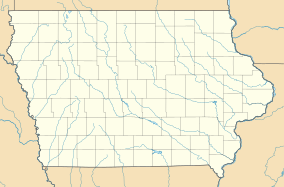 Map showing the location of Bixby State Preserve