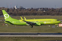 Boeing 737-800 der S7 Airlines in aktuellem Farbschema