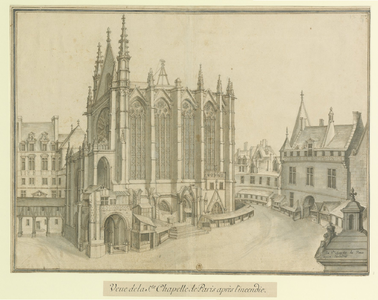 View after the fire of 1630, which destroyed the spire of 1460