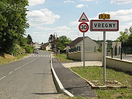 The road into Vregny
