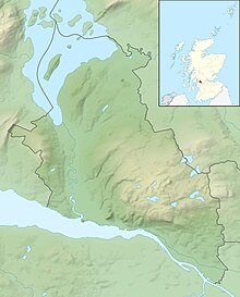 Dumbarton Rock is located in West Dunbartonshire