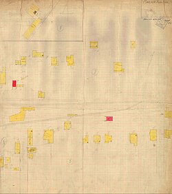 1921 fire insurance map of Marion Junction