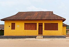 A standard house in Ghana