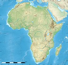 Reliefkarte: Afrika