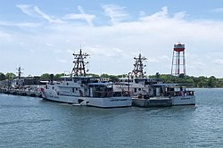 USCGC Lawrence O. Lawson and USCGC Rollin A. Fritch at homeport