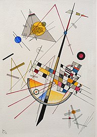 Wassily Kandinsky, 1923, Delicate Tension, watercolor and ink on paper
