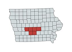 Map of Greater Des Moines