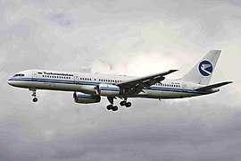Boeing 757-200 of Turkmenistan Airlines