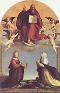 Fra Bartolomeo: God the Father with Sts Catherine of Siena and Mary Magdalen, 1508
