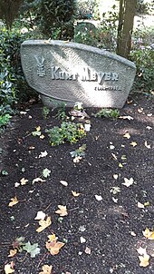 Grave of Kurt Meyer, photographed in 2019. It is still well maintained.
