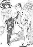 Social cartoon by Ion Theodorescu-Sion (February 1909)
