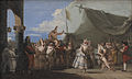 Pulcinellas Triumph, 1753/54 im Statens Museum for Kunst