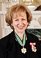 Kim Campbell PC CC OBC KC, BA 1969, LLB 1986, Canada's 19th Prime Minister and the first woman to serve in the office