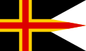 Vorschlag für eine deutsche Seekriegsflagge (Neubeckerflagge mit gezungtem Doppelstander)