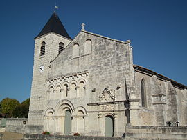 The church in Fontaines-d'Ozillac