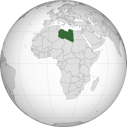 Location of Libyan Arab Republic