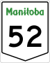 Provincial Trunk Highway 52 marker