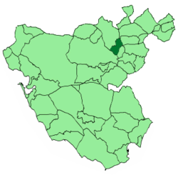 Location of Prado del Rey