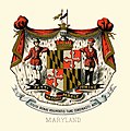 Image 29The historical coat of arms of Maryland in 1876 (from Maryland)