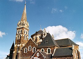 The church in the former commune of Maure-de-Bretagne