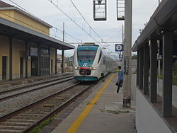 Montecorvino station in Bellizzi