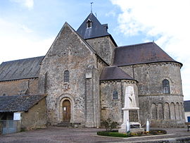 The church of Neuvy-en-Champagne
