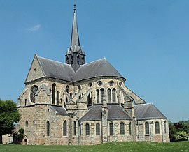 The abbey in Orbais-l'Abbaye