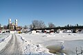 Ice road on Sainte-Anne River