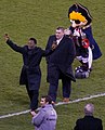Image 21Brazilian legend Pelé (left) in Sheffield in November 2017, marking the 150th anniversary of the world's oldest football club, Sheffield F.C. (from Culture of Yorkshire)