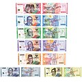 Image 32Many currencies, such as the Indonesian rupiah, vary the sizes of their banknotes by denomination. This is done so that they may be told apart through touch alone. (from Banknote)