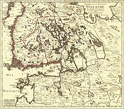 Location of Kingdom of Finland