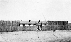 The prison at Urga in 1920.