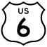 U.S. Highway 6 route marker